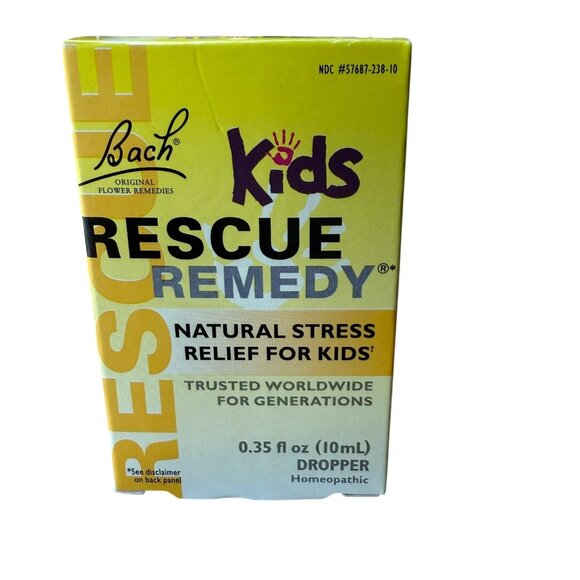 Bach Rescue Remedy Kids Natural Stress Relief Dropper 0.35 fl oz - Picture 3 of 7
